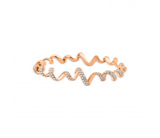 Curly X Pırlanta Bileklik