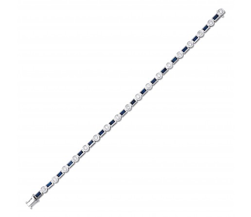 Glam Safir & Pırlanta Bileklik