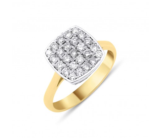 Square Pırlanta Yüzük