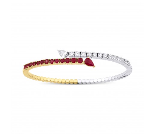 Spritz Yakut & Pırlanta Bileklik